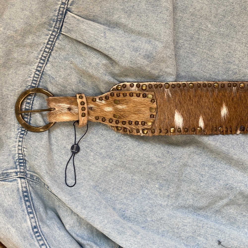 Lucchese cowhide belt